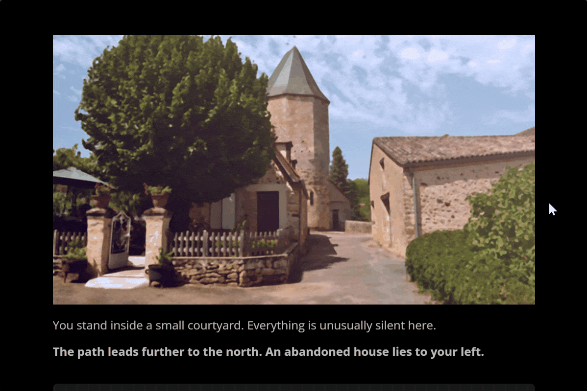 Play Mode with Edit content enabled: the pencil button in the top menu, the Editing indicator, and editable element text and option labels.