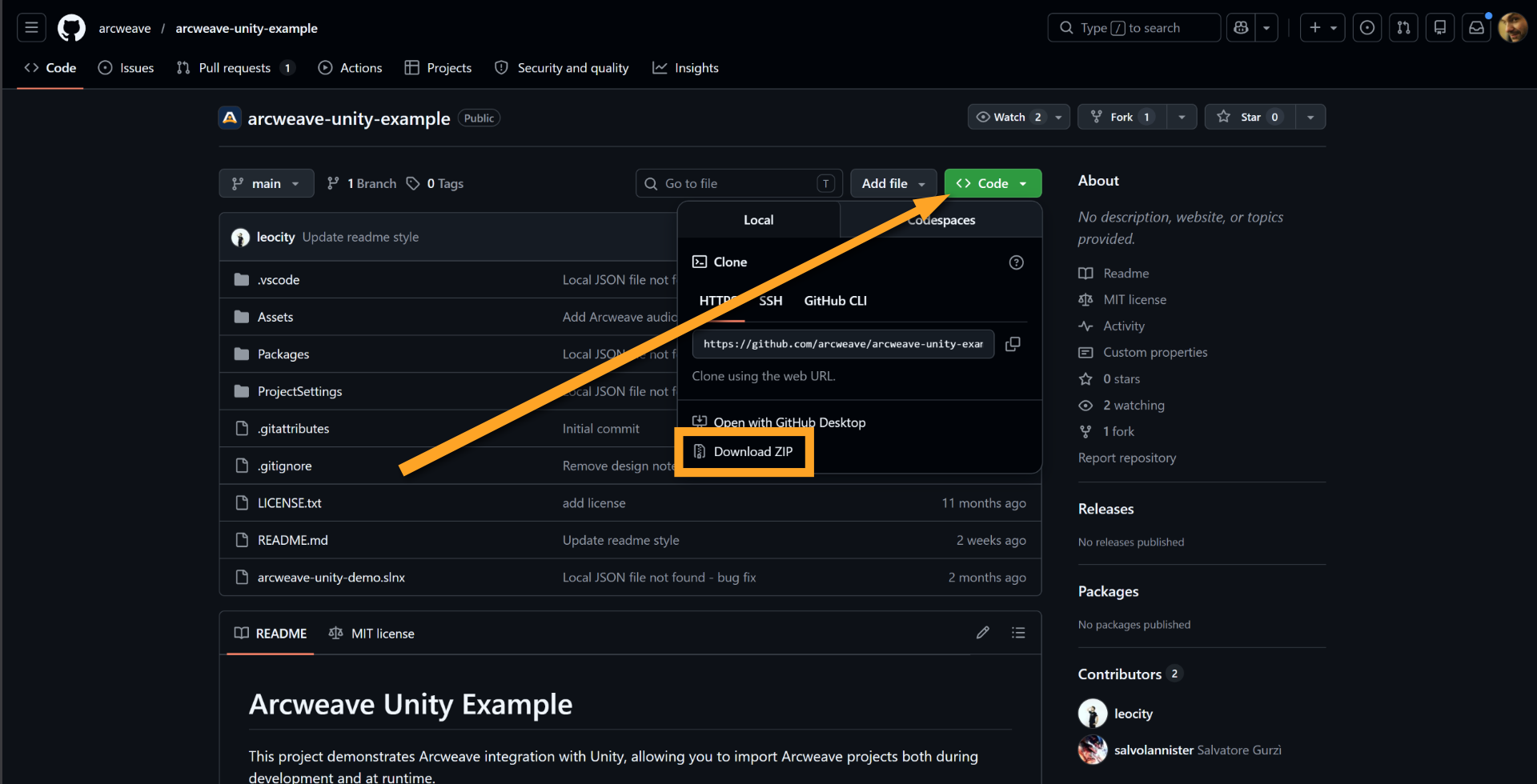 Unity tutorial | Part 4: The 3D demo project | Arcweave Documentation